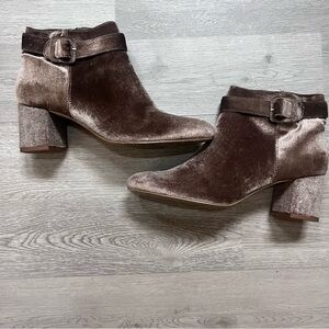 Charles David Velvet Booties (6)
